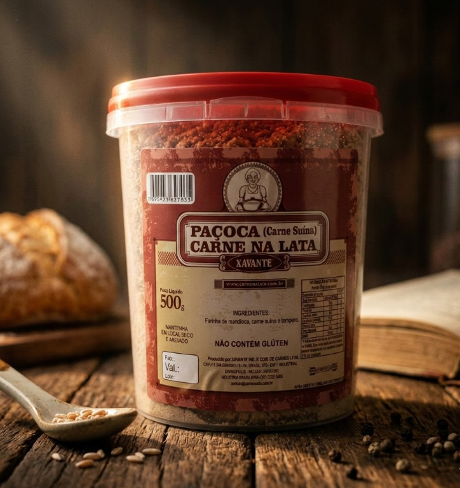 Paçoca de Carne na Lata